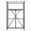 Tablette de rangement pliante avec roulettes