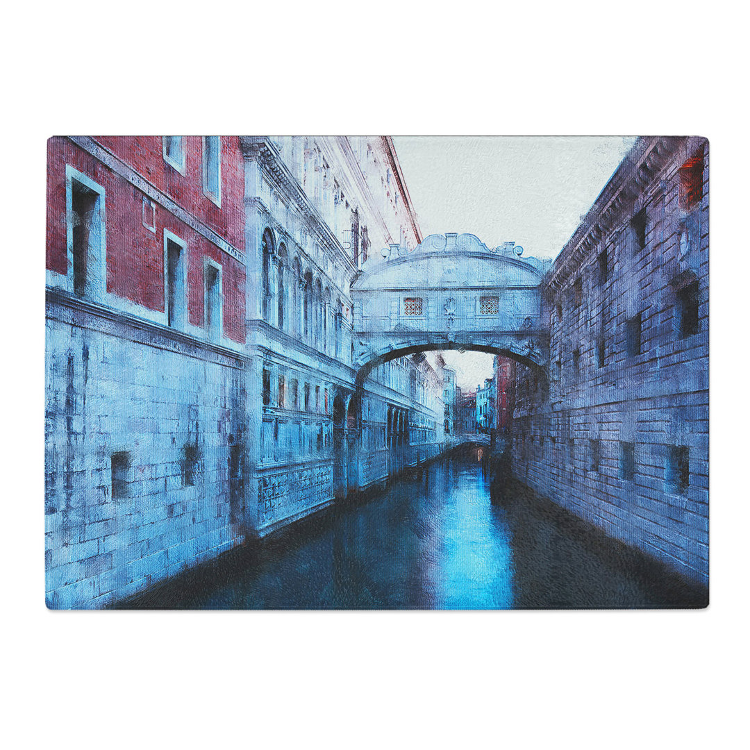 Bridge of Sighs in Venice Italy Painting Chopping Board