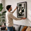 Abstraction Geometric - Framed Print-1213165723-1213165726