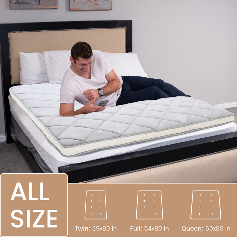 Lit très épais pour le plancher, matelas en mousse à mémoire de forme enroulable, chaise longue pliante, Grand, gris