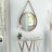 Leather Strap Hanging Wood Wall Mirror-23509694