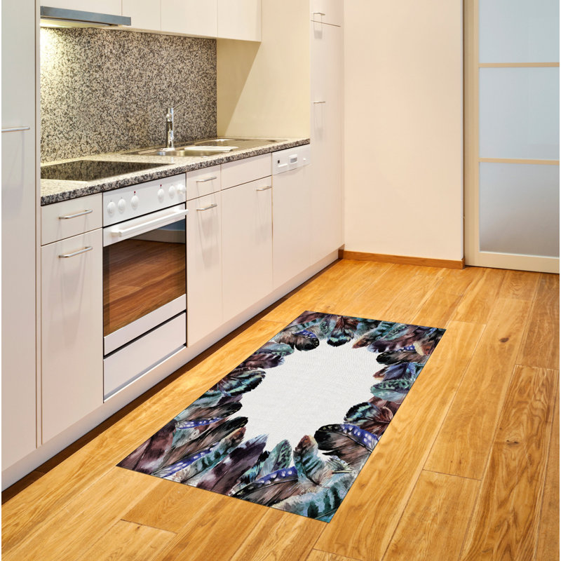 Boho High Density Long Fiber Poly Threads Decorative Area Rug Carpet, Rectangle 2'7" x 5'