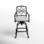 Tabouret de bar avec coussin Wiltshire-26205403-26205404-26205406