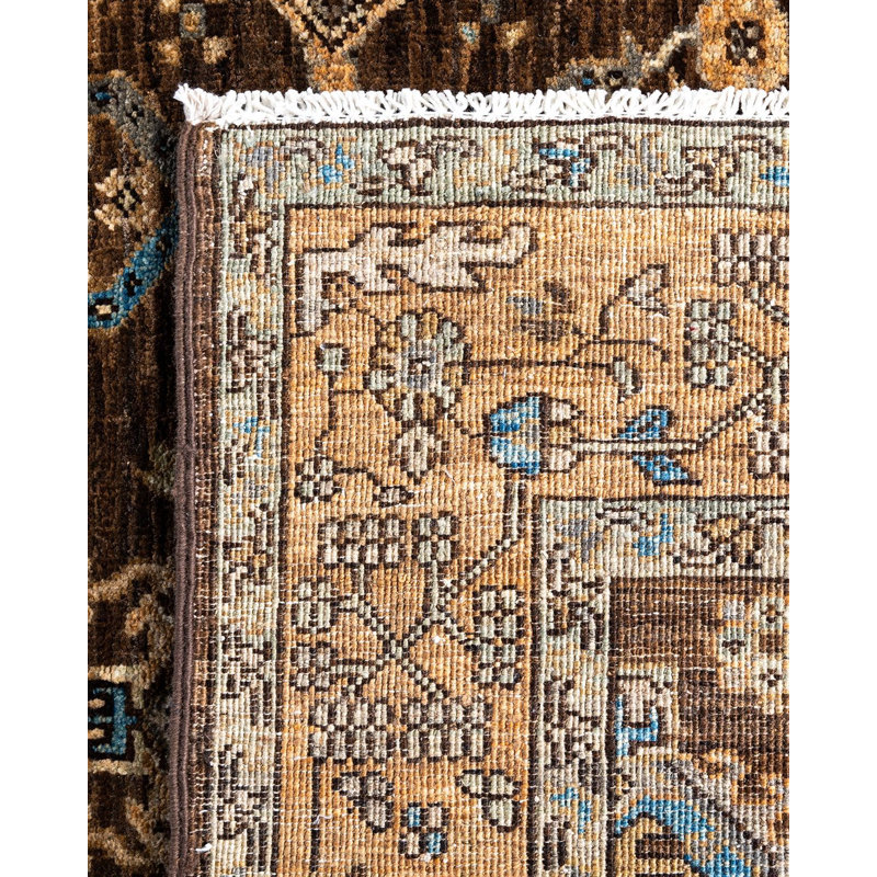 Serapi One-of-a-Kind 4' 2" X 5' 6" Hand Knotted Area Rug