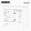 Ensemble de meuble-lavabo simple 36 po avec plateau Amijan