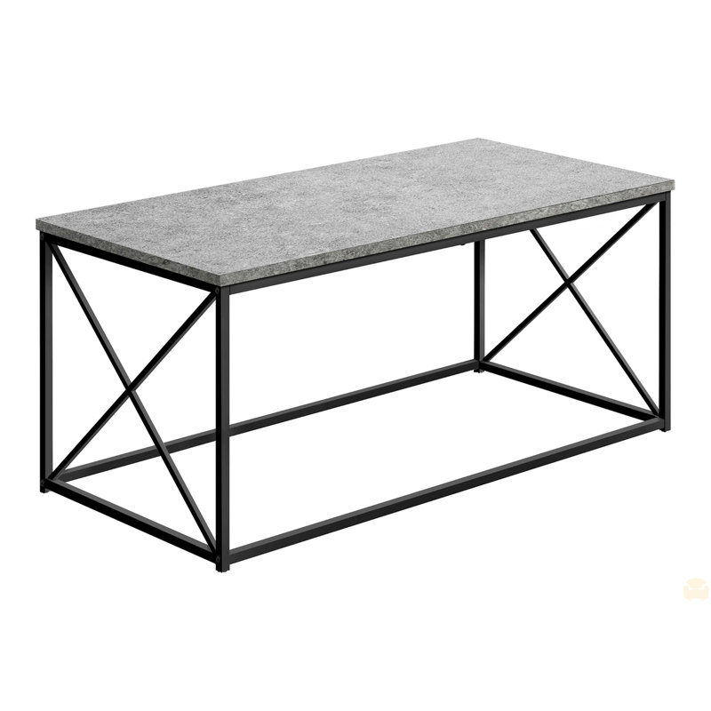 Table basse, décor, cocktail, rectangulaire, Gris