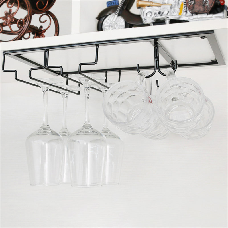 Support à verres à vin Home, H 2,16 po x l 15,74 po x P 8,85 po