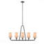 Lustre - configuration linéaire à 5 lumières