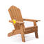 Chaise Adirondack pliante avec porte-gobelet