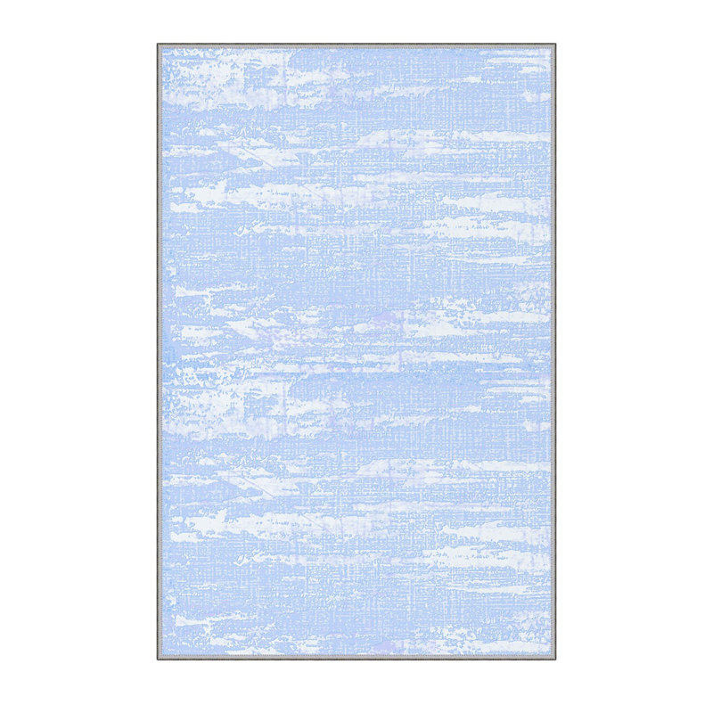 Soft Hall Carpet (2.6 x 4.9 ft), 100% Polyester, 0.3 in Pile Height | Antibacterial, Non-Slip Underside, 650 g/m² | Machine Washable, 3D Digital Print | Perfect for Living Room, Entryway & Bedroom Décor