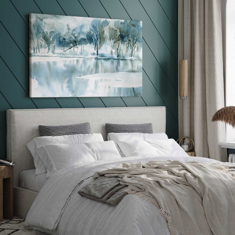 Imprimé sérénité «Frozen Forest», H 8 po x l 12 po x P 1,25 po, Toile tendue