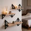 Osbourn 3 Piece Triangle Floating Shelf