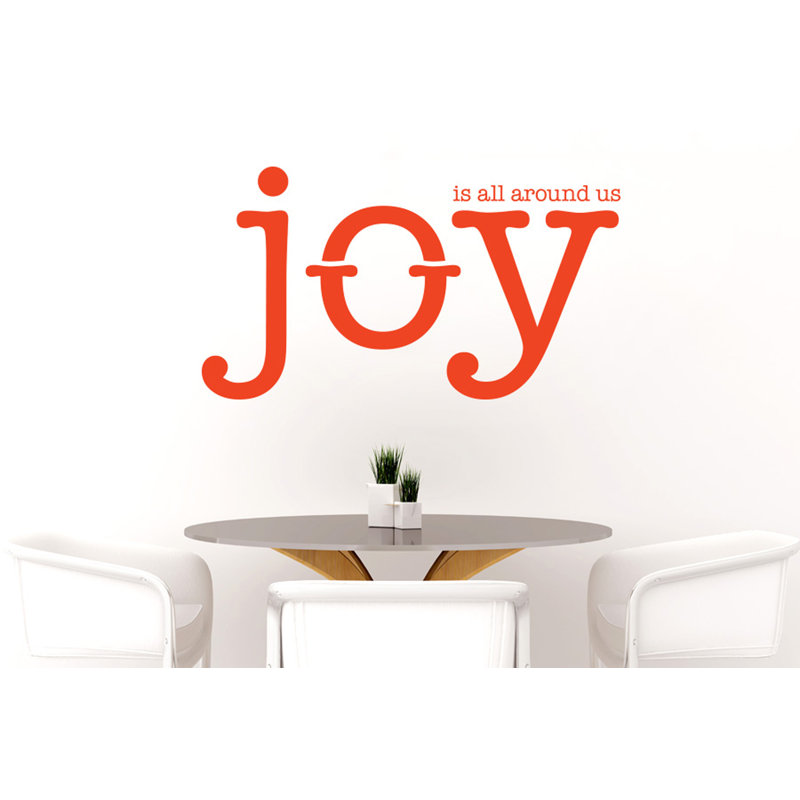 Wall Decal, Medium, Orange