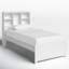 Harold 42.36" W Twin Solid and Manufactured Wood Platform Bed with Bookcase-1202988817