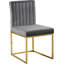 Chaise d'appoint rembourrée en velours Amberdawn-1602561294-1602561296