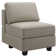 Nairoby 26.4'' Wide Upholstered Armless Chair with Pillow Back, Storage Single Chair Module Part For Sectional Sofa