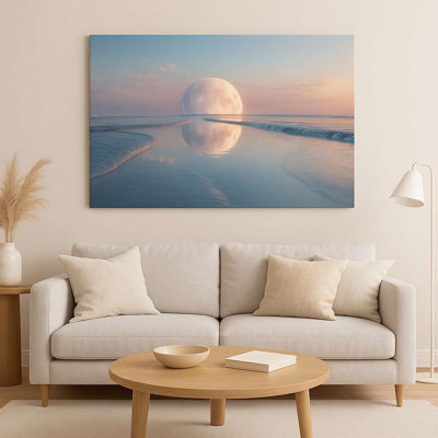 Stunning Decorative Canvas Painting, 19.7 x 27.6 inches | 100% Canvas with 100% Wooden Frame (Thickness: 0.8 x 1.2 inches) | Perfect for Living Room, Bedroom, or Office Decor, Elegant Art Piece for Any Space