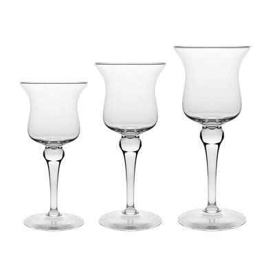 15.5'' H Glass Tabletop Hurricane