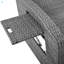 Chaise longue double en rotin PE pour 2 personnes