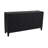 Grandos 4-door Sideboard In Transitional  Graphite Black On Reclaimed Solid Wood