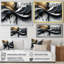 Goldern Black Shifting Ink Waters II - Art mural moderne transitionnel abstrait-1945837925-1945837946-1945837947