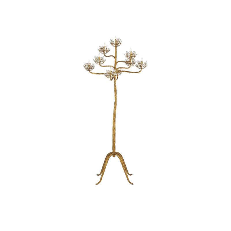 Marjorie Skouras Agave Americana Candelabra Floor Lamp