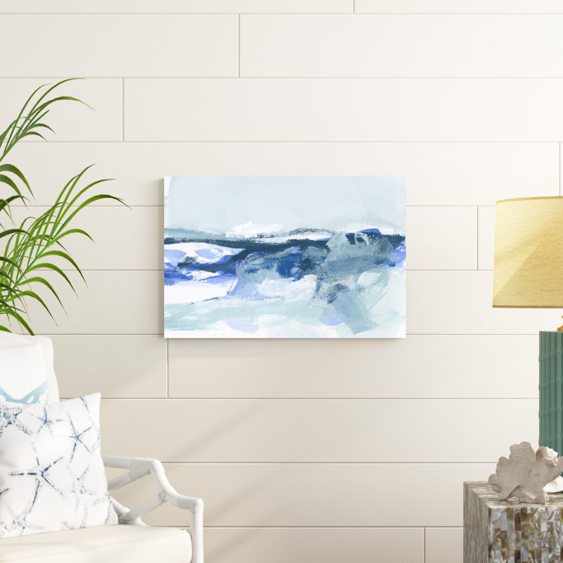 «Coastal II» par Christina Long, reproduction d'art sur toile, H 20 po x l 30 po
