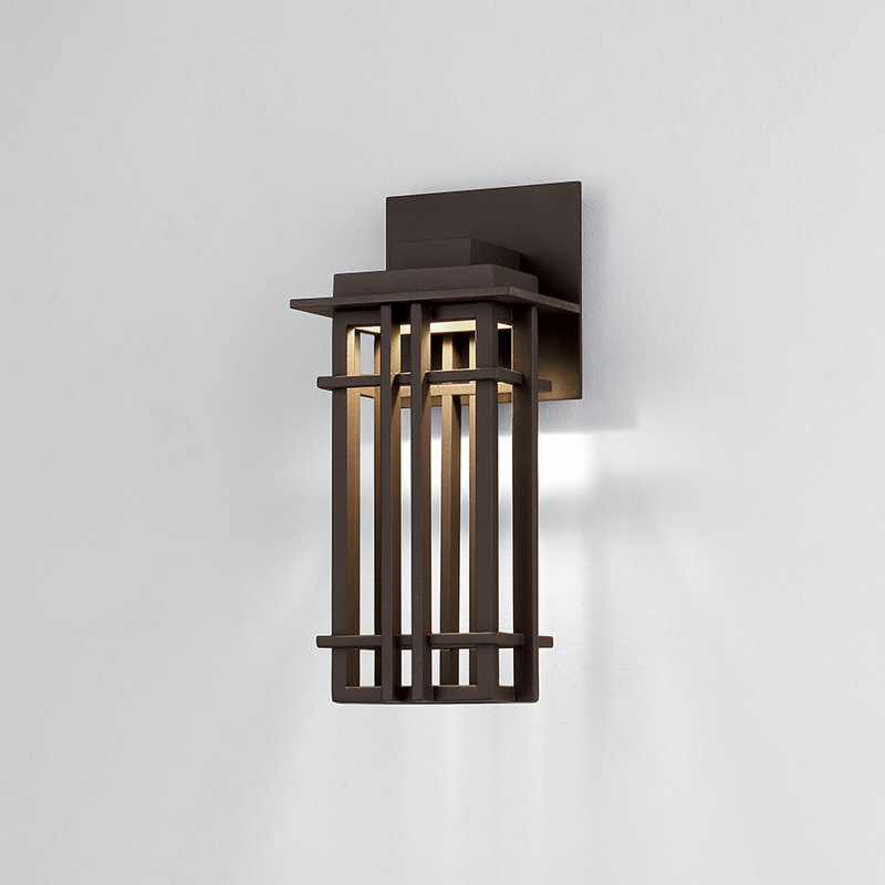 Laforest LED Outdoor Armed Sconce, 12" H x 5.5" W x 5" D, 8.5 W