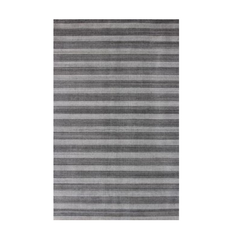 Tapis gris tissé à la main 5 pi x 10 pi