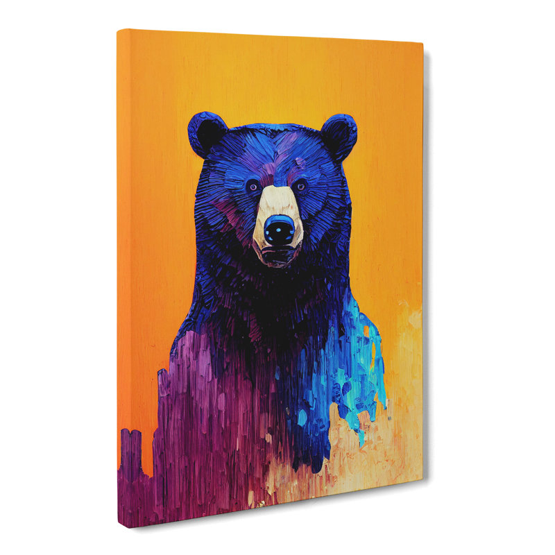 Bear Vol.4 - Wrapped Canvas, 60cm H x 40cm W x 3cm D