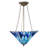 28"H Graceful Azura Unique Tiffany Style Shade Pendant Light