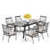 Alyah Rectangular 6 - Person 84" Long Dining Set with Cushions