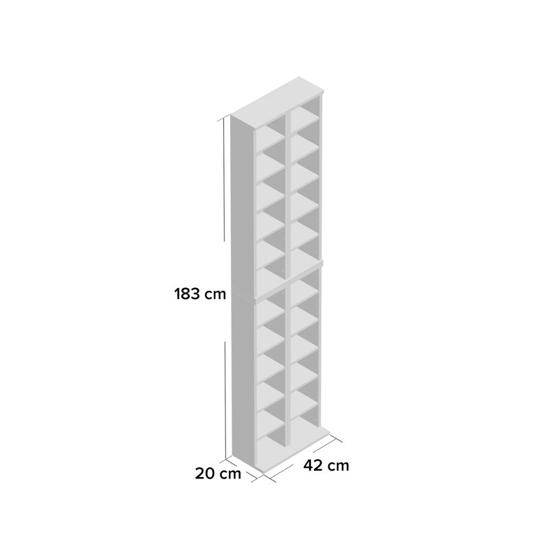 183cm H, Beech
