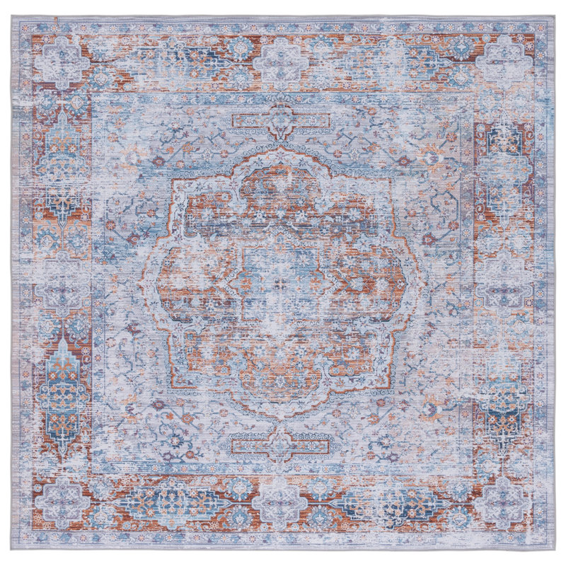 Tucson Performance Machine Washable Oriental Rug, Square 6'