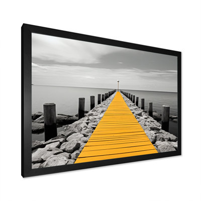 " Beach Pier Perspective Black XIII "