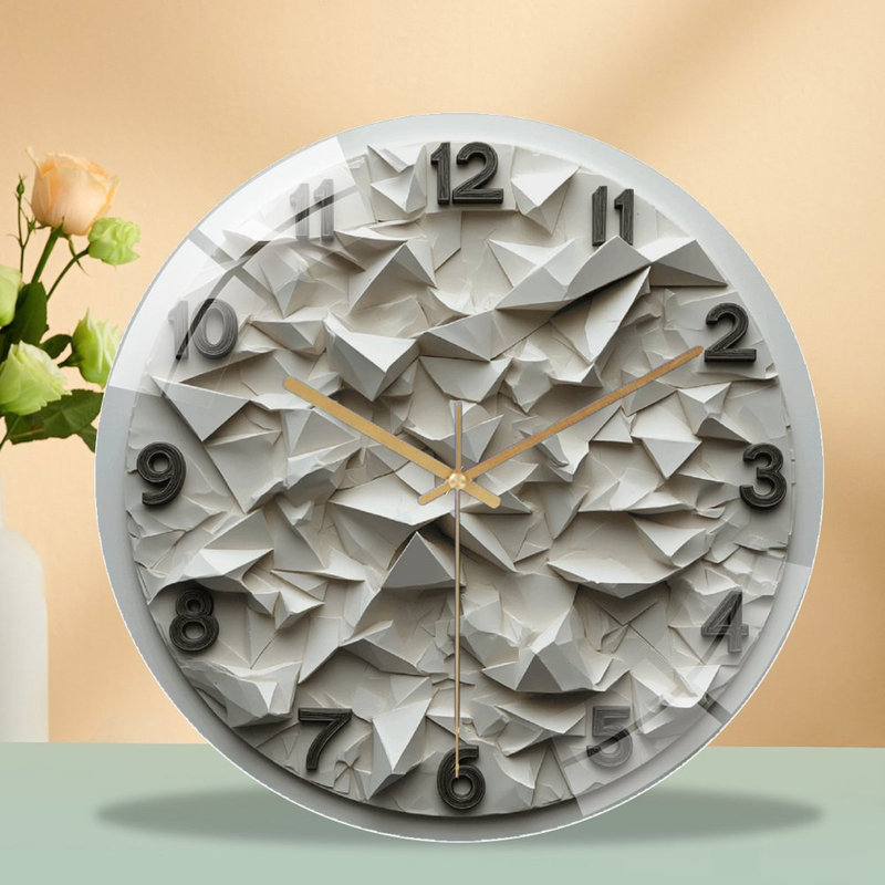 Horloge murale moderne 2D
