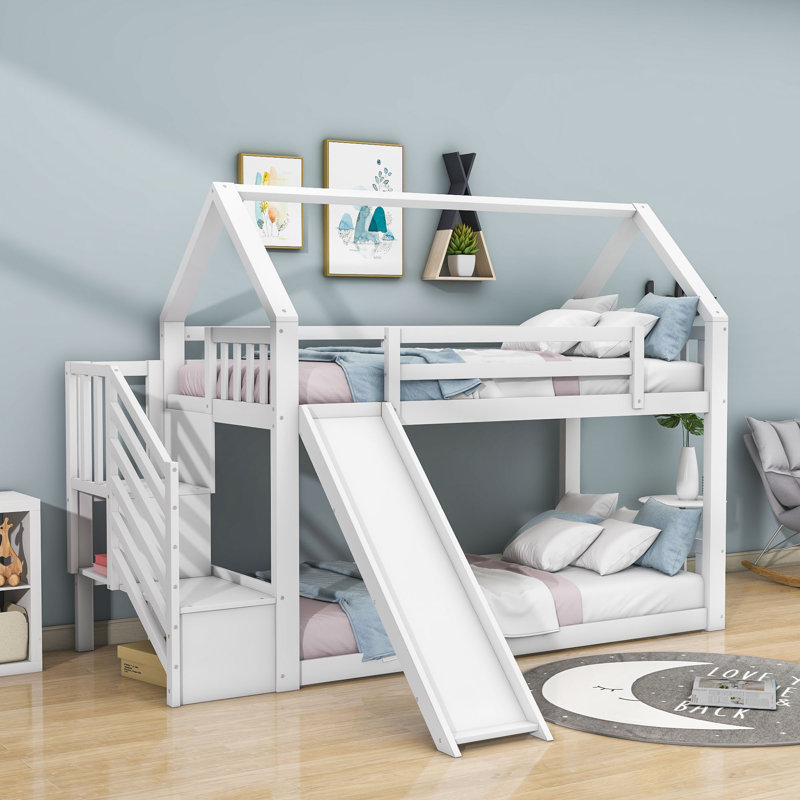 Thialvi Kids 90 X 200 cm bunk bed, White
