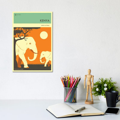 Madrid Minimal Urban Blueprint Map by Jazzberry Blue - Wrapped Canvas Poster