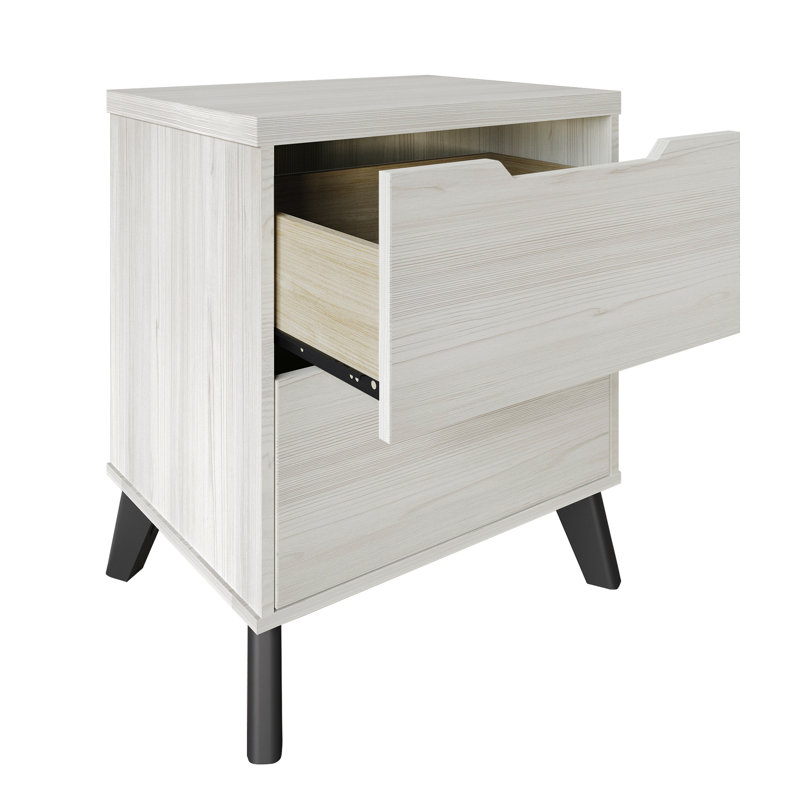 Table de chevet Ihor, Gris clair
