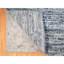 Tapis surdimensionné noué à la main en laine et soie bleu 12 pi x 18 pi G66974