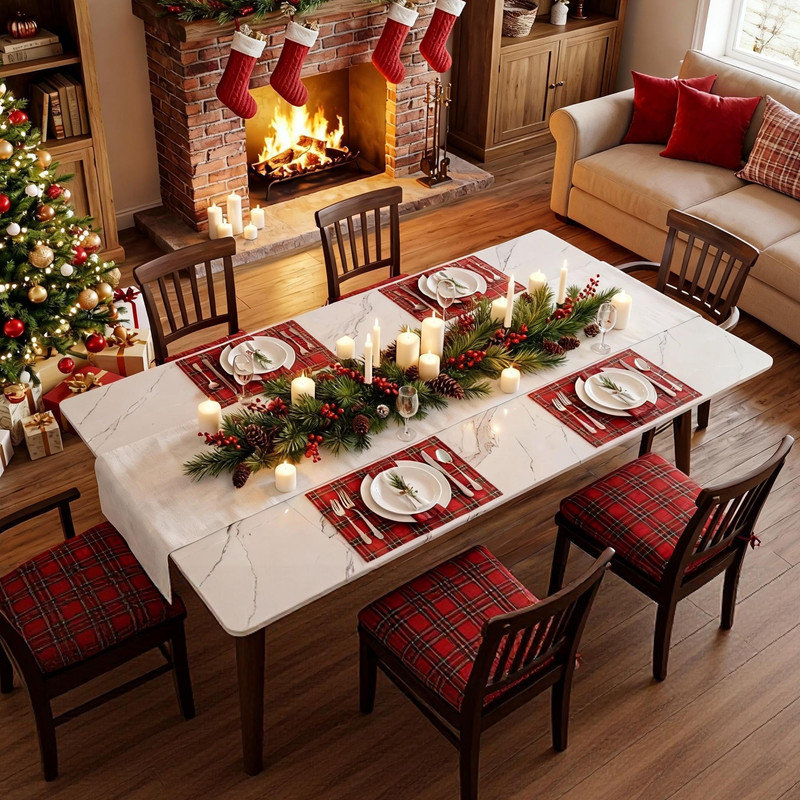 Large Extendable Dining Table