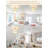 Gold Fandelier Ceiling Fans with Lights, 20" Mid Century Boho Chandelier Ceiling Fan Remote Control with 6 Speeds for Bedroom, Nursery, Living Room-1443671102