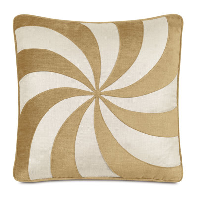 Holiday Glam Embroidered Reversible Throw Pillow