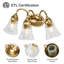 Éclairage de meuble-lavabo brossé 3 lumières-1373507
