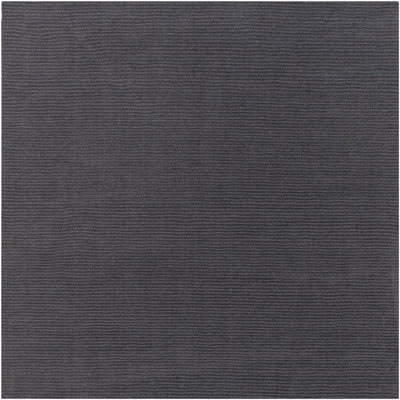 Crowe Charcoal Gray Hand-Woven Wool Rug