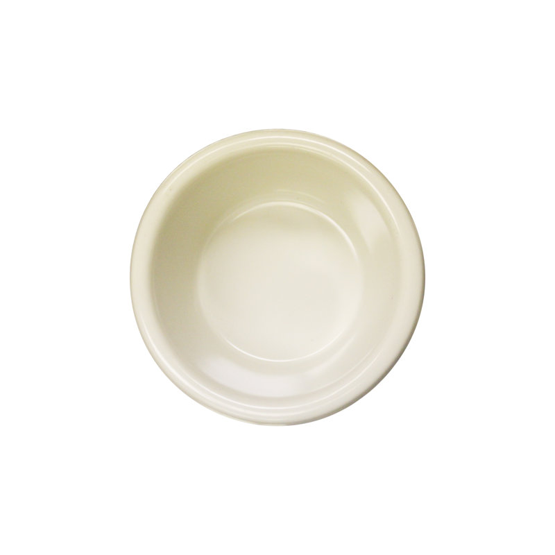 Thunder Group Inc. Round Melamine Ramekin / Soufflé Dish Bakeware, Tan