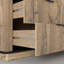 Armoire, en MDF à six tiroirs moderne et multifonctionnel, la combinaison parfaite de coins arrondis et de design multifonctionnel