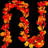 Bulbs Plug In Fall Garland With Lights