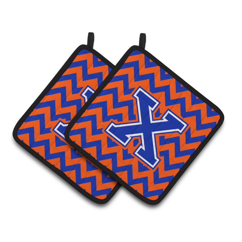 Caroline's Treasures Polyester Potholder, Orange/Blue, X