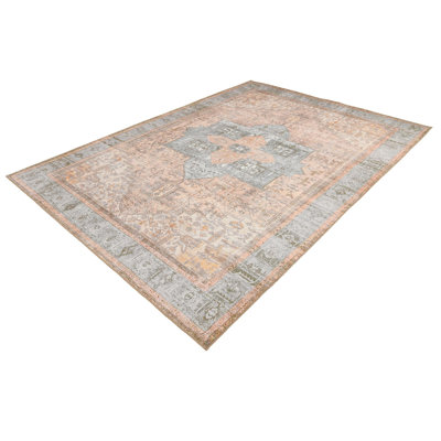 Tapis brun clair-beige Transition Oppie